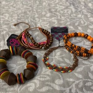 Multicolor Beaded Bracelet Set